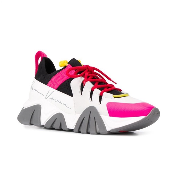 VERSACE Squalo knit sneakers size 39 BRAND NEW! - Picture 3 of 4